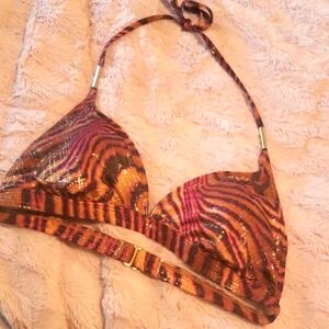 Small bikini top....cute! gold